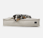 Preview: Hundekissen Flow Struqturo 80x60 cm GRAU-1