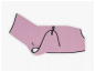 Preview: Hunde Bademantel ROSA
