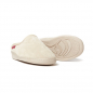Preview: Lammfell Pantoffel Malta beige in den Größen von 35 bis 48