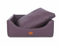 Preview: Alma Hundebett Kunstleder braun 90x70 cm-1