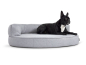 Preview: Atlanta Silverline Hundebett silber 90x70 cm