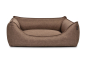 Preview: Hundebett Dreamcollection Softline 130x110 cm hellbraun