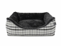Preview: Hundebett_dreamer_checks_grauanthrazit