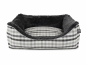 Preview: Hundebett_dreamer_checks_grauanthrazit