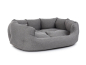 Preview: Fancy Hundebett mono grau