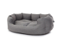 Preview: Fancy Hundebett mono grau