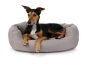 Preview: Fancy Hundebett mono graubeige