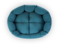 Preview: Fancy Hundebett mono tuerkis