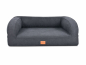 Preview: Flo Hundebett Luxuryline anthrazit 90x70 cm-2