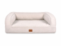 Preview: Flo Hundebett Luxuryline creme 70x50 cm-1