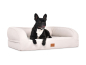 Preview: Flo Hundebett Luxuryline creme 110x90 cm