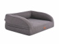 Preview: Flo Hundebett Luxuryline grau 110x90 cm-2