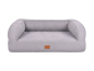 Preview: Flo Hundebett Luxuryline silber 110x90 cm-2