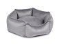 Preview: Hundebett hexo velvet silber