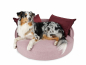 Preview: Hundebett Island Struqturo ROSA Ø 100cm