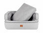 Preview: Neo Hundebett Luxuryline silber 130x110 cm-2