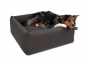 Preview: Quadro Select+  Hundesofa  95 x 95 cm braun