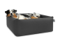 Preview: Quadro Select+  Hundesofa  95 x 95 cm grau