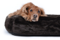 Preview: Hundebett Spring Fake Fur 90x70 cm braun