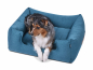 Preview: hundebett-stockholm-monoline-türkis70x50 cm