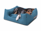 Preview: hundebett-stockholm-monoline-türkis 90x70 cm