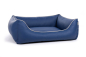 Preview: World Hundebett Kunstleder marine 90x70 cm