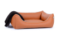 Preview: World Hundebett Kunstleder terra 90x70 cm