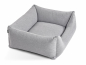 Preview: Hundebett Worldcollection Silverline 130x110 cm silber