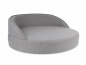 Preview: Hundebett Island Struqturo GRAU Ø 70cm-3