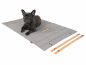 Preview: Stockholm Hundematte Roo Up grau