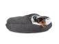Preview: Hundebett Shell Comfort 120x120 cm grau-2