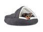 Preview: Hundebett Shell Comfort 75x75 cm grau-1