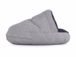 Preview: Hundebett Shell Comfort 90x90 cm silberanthrazit-1
