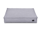 Preview: Hundekissen Flow Struqturo 80x60 cm SILBER-