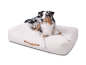 Preview: Hundekissen Stockholm Monoline creme