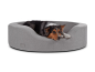 Preview: Prado Struqturo Hundesofa  105 x 85 cm silbergrau