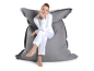 Preview: Juubag-classic-softline-Sitzsack 180x140 silber