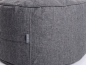 Preview: Juubag-rondo-Softline-Sitzpouf 90cm grau