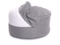 Preview: Juubag-rondo-Softline-Sitzpouf 90cm silber