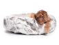 Preview: K-Nax Hundebett Fake Fur 60 cm brauncreme