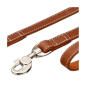 Preview: Karlie Buffalo Ultra Leine - Braun/Hellbraun 15 mm / 100 cm