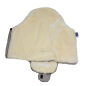 Preview: ammfell Baby Fußsack mit Reiß-2verschluss ESKIMO blau