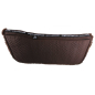 Preview: Korrektur Aufpolster Lammfell Westernpad Square Mocca/Mocca-3