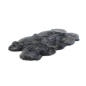 Preview: Schaffell Teppich 4-fach 180 x 110 cm anthrazit