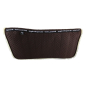 Preview: Lammfell Westernpad Square mocca braun-1
