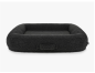 Preview: Hundebett Spring Kunstleder 90x70 cm braun