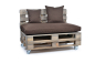 Preview: Palettenkissen-Matratzenkissen-Softline 120x80x12 braun-1