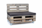 Preview: Palettenkissen Nylongewebe 120x80x8 braun