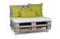 Preview: Palettenkissen Nylongewebe 120x80x8 creme