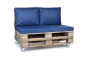 Preview: Palettenkissen Nylongewebe 120x80x8 marine